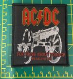 AC/DC For Those About To Rock Woven Sew On Patch Officially Licensed