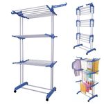 3 Tier Foldable Clothes Airer Rack Indoor Outdoor Dryer Laundry Dry Rail Hanger