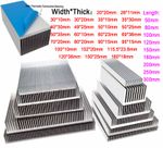 Aluminum Heatsink Motherboard Cooler Heat Sink Cooler Radiator Length 50mm-300mm