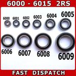BEARINGS 6000 - 6015 2RS - RUBBER SEALED