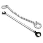 FRONT & REAR UPPER STRUT BRACE TIE BAR KIT PAIR FOR BMW 3 SERIES E46 325 328