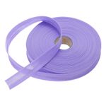 1 Inch Single Fold Bias Tape Polyester for Sewing(Light Purple 50 Yards)