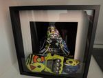 Deluxe Valentino Rossi VR46 Framed Display – Dainese Replica Glove & Print