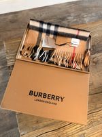 Genuine Cashmere Burberry Scarf Beige/Chestnut New With Tags & gift box.  
