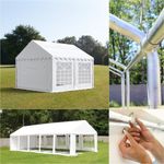 3x3 - 6x12m Marquee Party Wedding Tent gazebo shelter PVC 700 N TOOLPORT