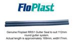 Genuine FloPlast RRS1 Black Gutter Seal - For 112mm half round gutter system.