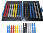 14PC ASSORTED JIGSAW BLADE SET BOSCH FITTING TO CUT METAL PLASTIC WOOD T FIT