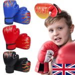 Kids Children Boxing Sparring Training Gloves MMA Kick Boxing Punching Gloves UK