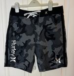 Hurley Phantom Assault Board Shorts Men's 30" Black Camo Worn Once RRP £119