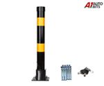 Black Car Parking Space Lock Bollard Driveway Security Posts Foldable 60Cm 23.6"