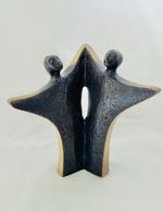 Cleve Art-Line Ideen In Bronze Abstract Bronze Sculpture Harmony Germany 1980’s