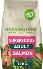 Harringtons Superfoods Grain Hypoallergenic Salmon Veg Dry Adult Dog Food 12kg