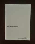 AUDI SERVICE BOOK STAMPED COVERS ALL MODELS A1 A3 S3 A4 A5 A5 Q3 Q5 Q7 TT
