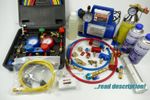 R134a R12 R437a R1234yf Car Automotive AC Gauges kit refill recharge tool