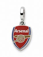 STERLING SILVER 925 ⚽️ ARSENAL FOOTBALL FAN SUPPORTER CUSTOM GIFT CHARM PENDANT