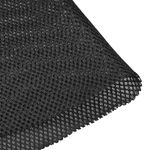0.5x1.45M 20 x 57 inch Black Speaker Mesh Grill Stereo Fabric Dustproof New