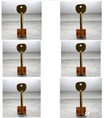 GUN CABINET KEY BLANKS X 6 FIT BRATTONSOUND CABINET LOCKS BRASS TYPE
