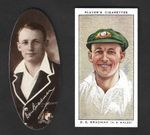 1934- 1935 CARRERAS & PLAYERS CRICKETERS DON BRADMAN CIGARETTE CARDS CRICKET EXC