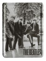 Beatles Souvenir POSE Collectable Metal Sign Gift 8x11cm