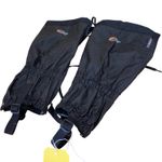Lowe Alpine Black Waterproof Gaiters Unisex Outdoor Hiking Medium Durable 