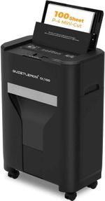 (USED) 100-Sheet Auto Feed Office Paper Shredder, Touchscreen Heavy Duty