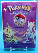Pokemon Base Set ZAP! Theme Deck, 1999-2000, WOTC. Complete, minimal use