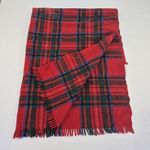 Wool Travel Rug Red Picnic Tartan Check