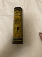 Vintage Advertising Tin - Carbide of Calcium - TB - Garage Motoring - Empty Tin