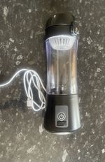 PORTABLE BLENDER USB RECHARGEABLE TRAVEL SMOOTHIE MAKER BLACK