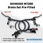 Shimano BR BL MT200 Hydraulic Disc Brake Bicycle Front & Rear Set Bicycle Brakes