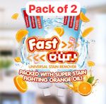 2 x Fast Universal Out Stain Remover Cream 100ml Eco Friendly Fabric Laundry