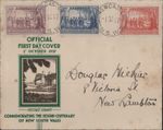 (Y14-2) 1937 vFDC 150th anniversary of NSW (B)  