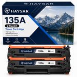 2 Pack W1350A 135A Black Toner with Chip for HP LaserJet M209dw MFP M234dw