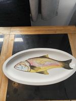 Large Rainbow Trout Fish Platter Plate