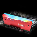 Gelid Lumen RGB RAM Red Memory Coolers for 2 x Ram via 3 Pin Header 2 Pack