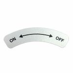 Vespa PX PE T5 Rally Super Sprint Petrol Tap On Off Direction Indicator Sticker