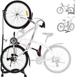Upright Bike Stand Adjustable MTB Road Bicycle Floor Parking Rack Stand Indoor