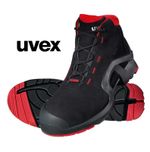uvex Safety Boots 100% Composite Safety Toe-Cap & Mid-Sole No Metal Airport Safe