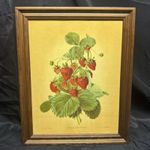 Three Mountaineers Wall Spice Rack & Herb Cabinet Botanical Strawberry-RACK ONLY