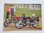 HONDA CB250N CB400N SUPER DREAM MOTORCYCLE SALES BROCHURE 1970'S