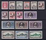 VATICAN CITY 1933 Definitives Postage set of 16 SG 19-34 MNH/** (CV £190)