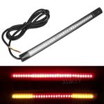 Flexible 48LED Motorcycle Light Strip Rear Tail Brake Stop Turn Signal Lamp Bar.