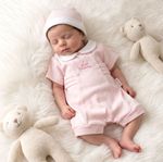 Premature Baby Girl Romper Suit Hat Tiny Early Prem PINK