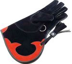 Falconry Glove Leather Bird Handling Suede Layer Leather Glove. Double