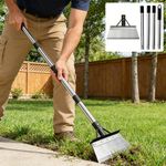 Garden Cleaning Scraper with Handle Stainless Steel Hoe Garden Tool for Weeds