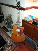 Epiphone Studio Hummingbird Electro Acoustic Cutaway.