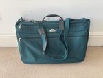Samsonite Suit Carrier Bag with Shoulder Strap Green Excellent Condition