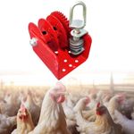 Chicken Farm Lifter Winch Easy to Use Sturdy Maximum Load 500kg Carbon Steel