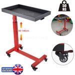 Mobile Workstation Adjustable Height 99-146cm Workshop Trolleys Table Max. 50Kg