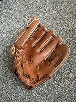vintage Wilson Mini-Pro A2190 baseball glove featuring a Grip-tite pocket.